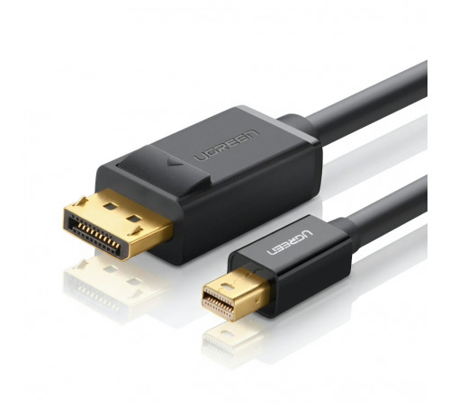 Видеокабель-адаптер | Mini-DisplayPort (DP) на DisplayPort (DP) | UGREEN MD105 | 1.5 метра